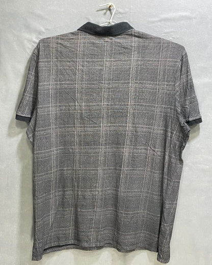 Calvin Klein Gray Cotton Polo T Shirt For Men X Large - Preloved Labels