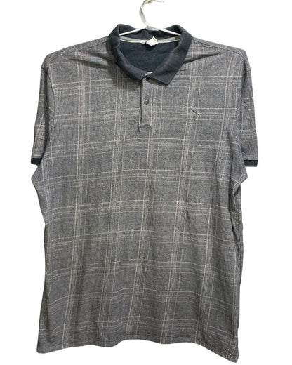 Calvin Klein Gray Cotton Polo T Shirt For Men X Large - Preloved Labels