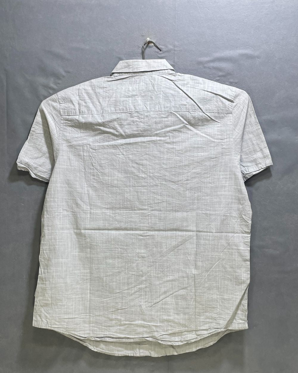 Calvin Klein Gray Cotton Shirt For Men L - Preloved Labels