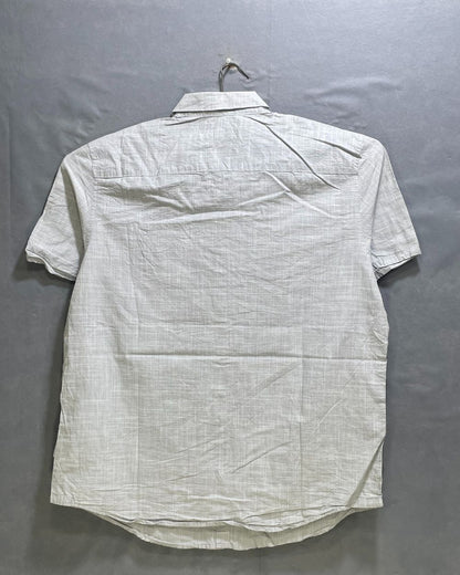 Calvin Klein Gray Cotton Shirt For Men L - Preloved Labels