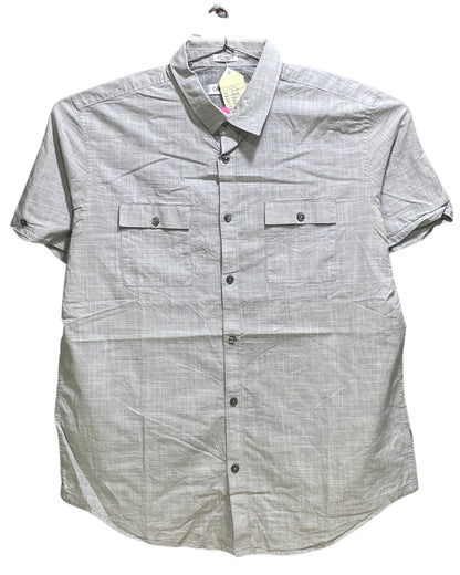 Calvin Klein Gray Cotton Shirt For Men L - Preloved Labels