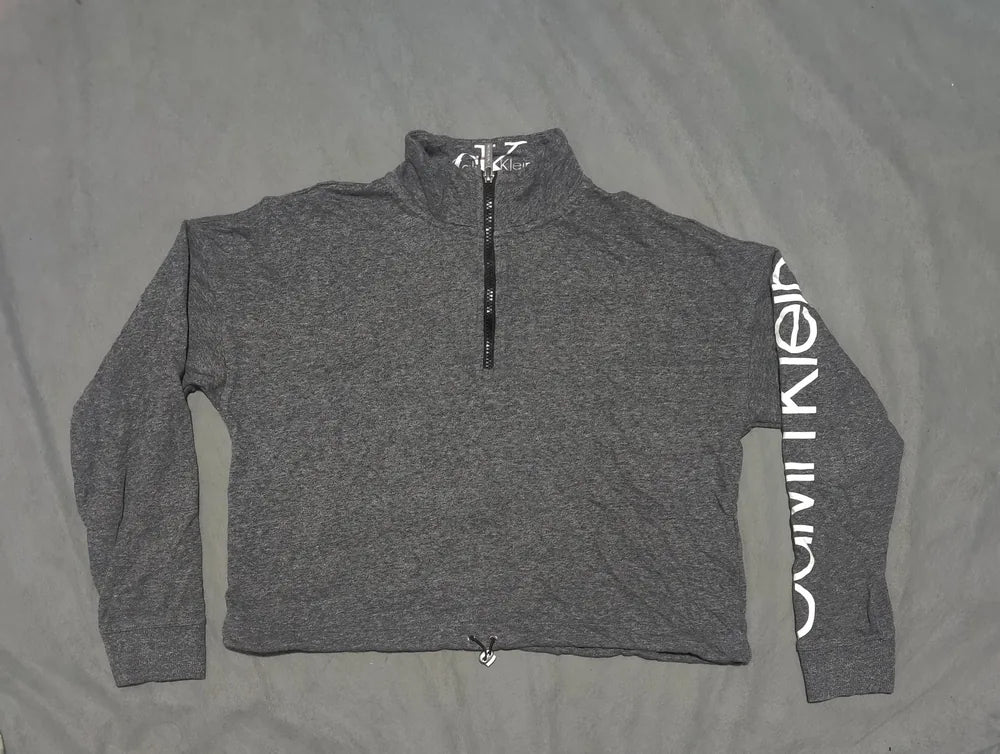 Calvin Klein Women Cotton Gray Sweatshirt M – Preloved Labels (view 3)