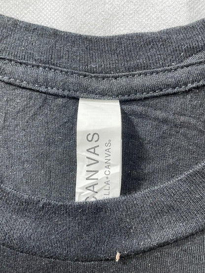Canvas Black Cotton T Shirt For Men M - Preloved Labels