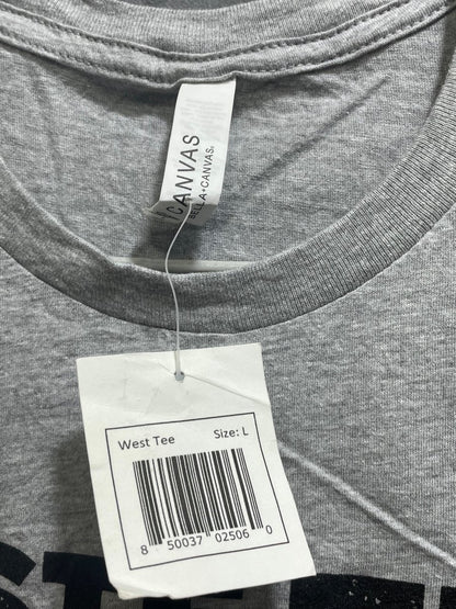 Canvas Gray Cotton T Shirt For Men L - Preloved Labels