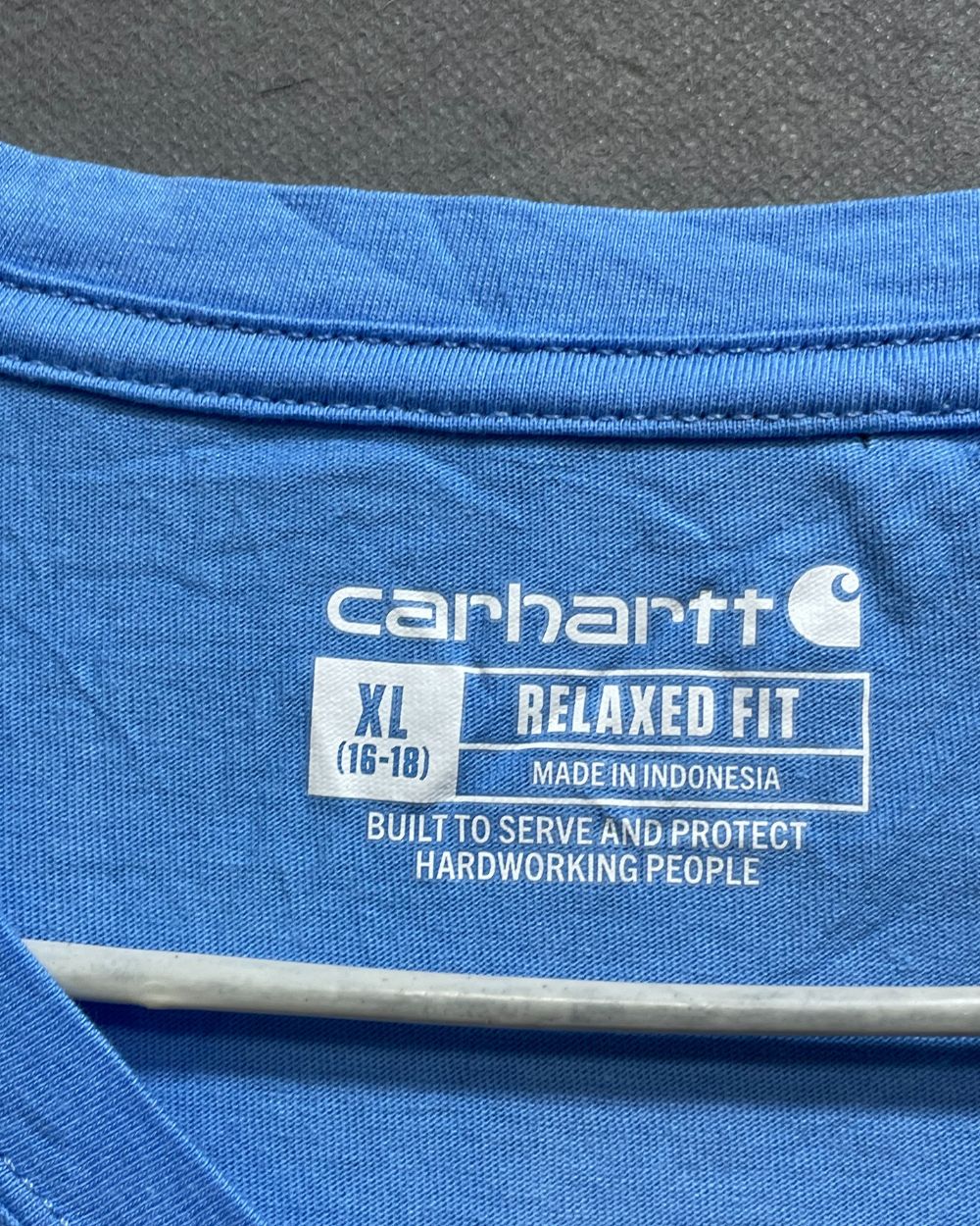 Carhartt Blue Cotton For Women T Shirt XL - Preloved Labels