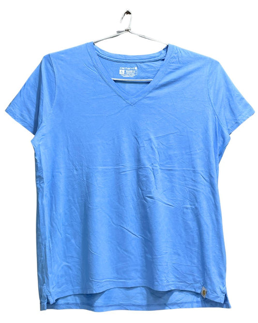 Carhartt Blue Cotton For Women T Shirt XL - Preloved Labels