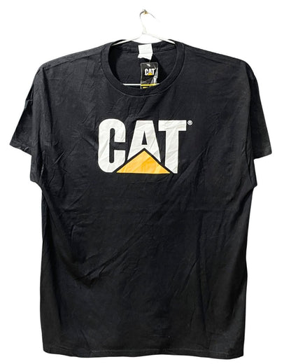 Cat Black Cotton T Shirt For Men L - Preloved Labels