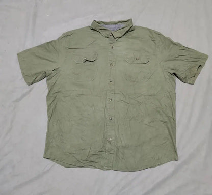Wrangler Men Cotton Green Shirt XL – Preloved Labels (view 2)