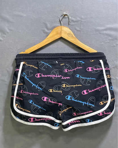 Champion Black Sport Gym Short For Women Large - Preloved Labels