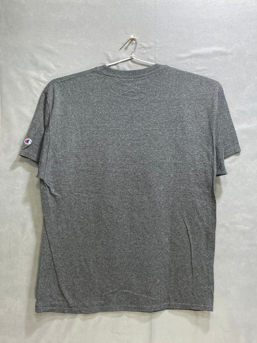 Champion Gray Cotton T Shirt For Men L - Preloved Labels