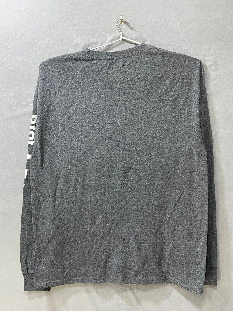 Champion Gray Cotton T Shirt For Men L - Preloved Labels