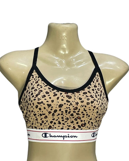Champion Leopard Bra For Women Medium - Preloved Labels