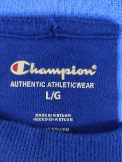 Champion Men Cotton Blue T Shirt L – Preloved Labels (view 3)