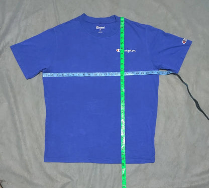 Champion Men Cotton Blue T Shirt L – Preloved Labels (view 4)