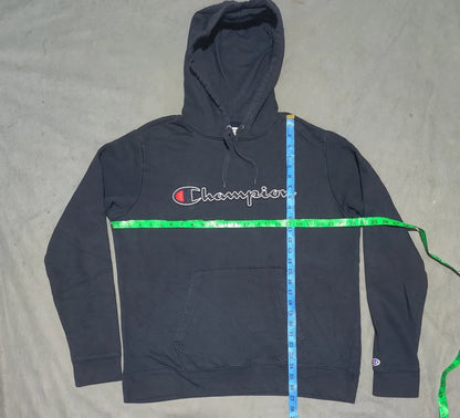 Champion Men Cotton Fleece Blue Hoodie L – Preloved Labels (view 4)