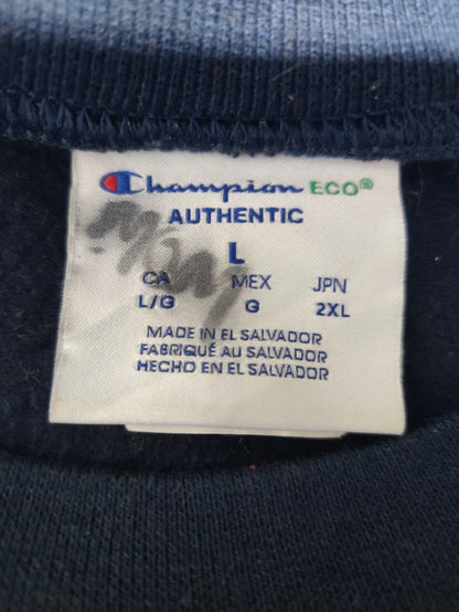 Champion Men Cotton Fleece Blue Sweatshirt L – Preloved Labels (view 3)