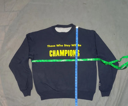 Champion Men Cotton Fleece Blue Sweatshirt M – Preloved Labels (view 4)