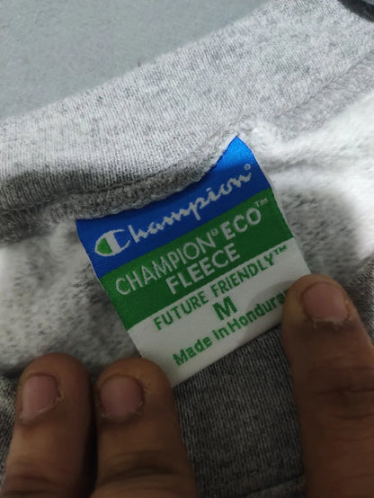 Champion Men Cotton Fleece Gray Sweatshirt M – Preloved Labels (view 3)