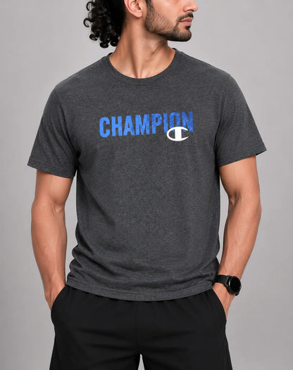 Champion Men Cotton Gray  T Shirt – Preloved Labels