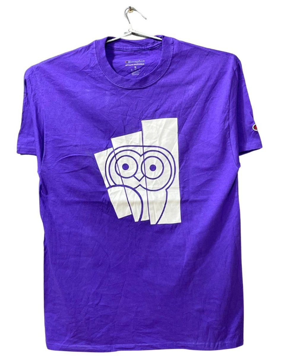 Champion Purple Cotton T Shirt For Men M - Preloved Labels