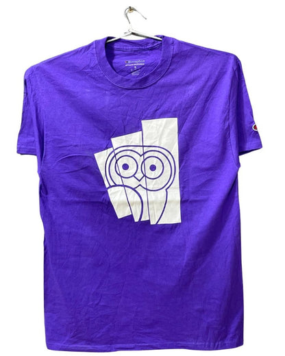 Champion Purple Cotton T Shirt For Men M - Preloved Labels
