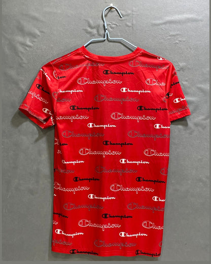 Champion Red Sports T Shirt For Boy 16 Years - Preloved Labels
