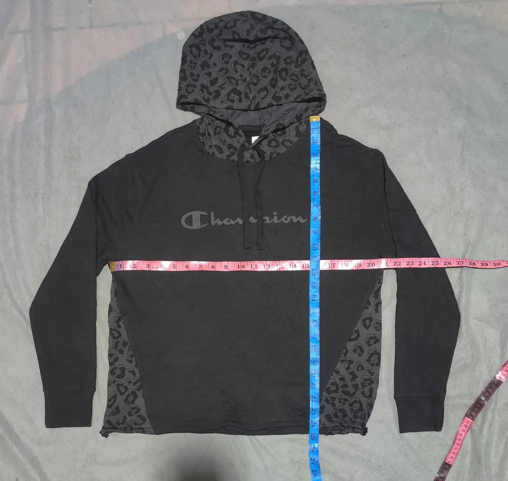 Champion Women Cotton Black Hoodie M – Preloved Labels (view 4)