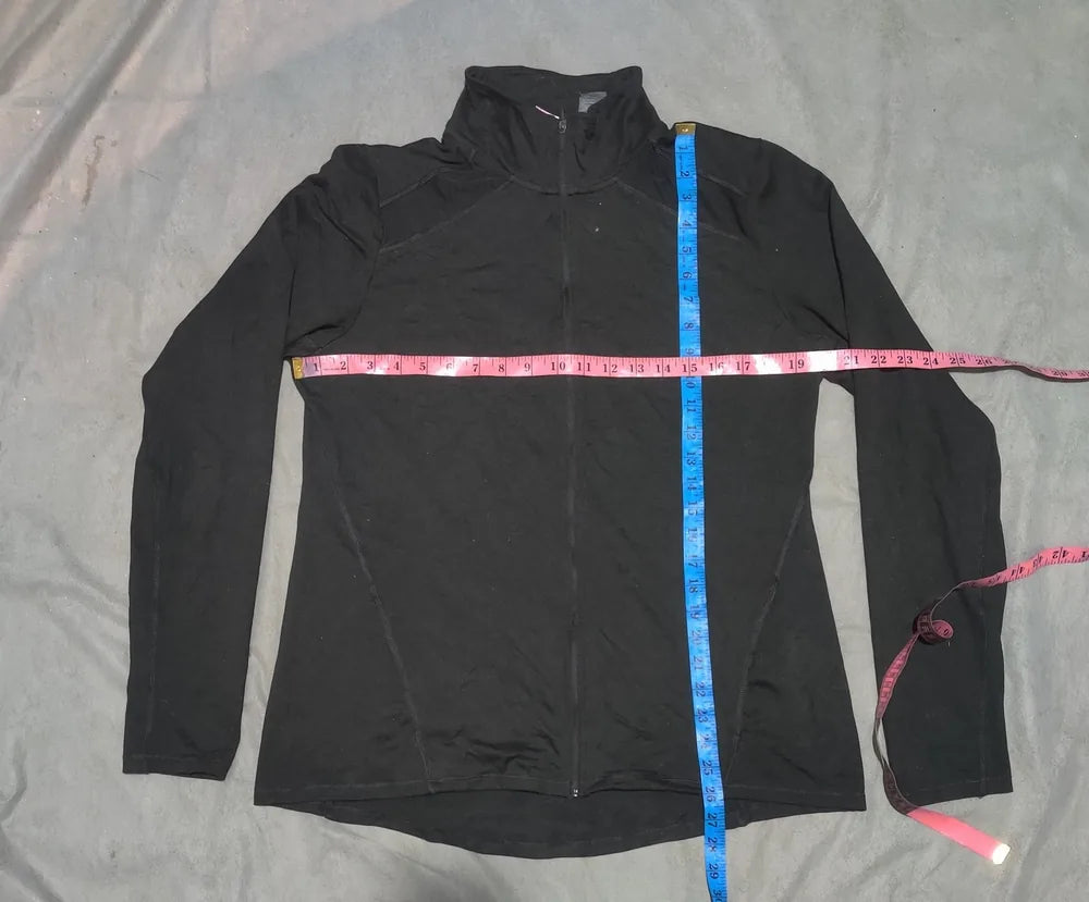 Champion Women Polyester Black Zipper XL – Preloved Labels (view 4)