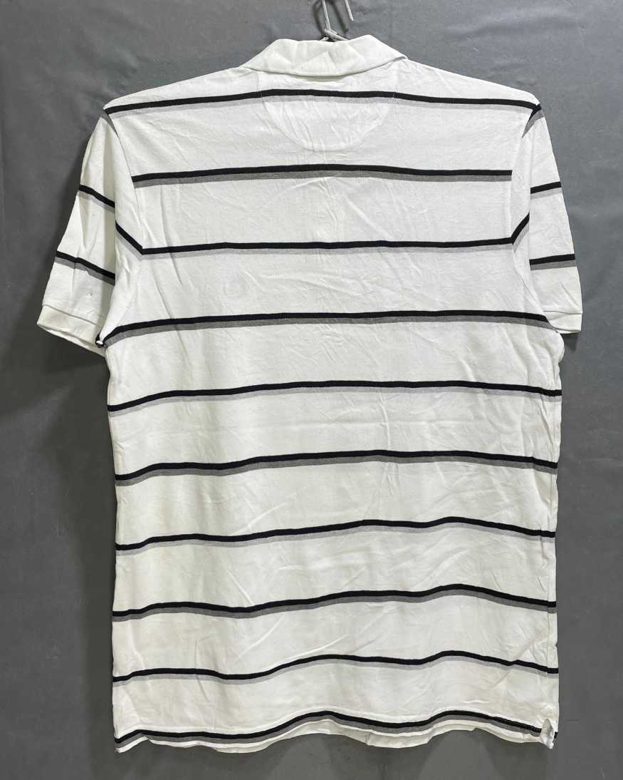 Chaps Black Cotton Polo T Shirt For Men Medium - Preloved Labels