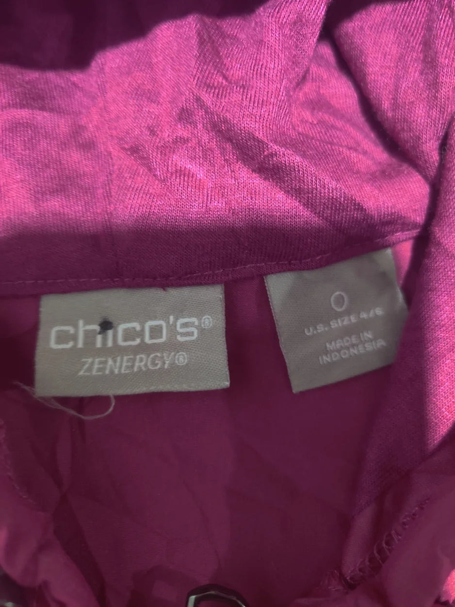 Chico's Women Shell Pink Zipper M – Preloved Labels (view 4)