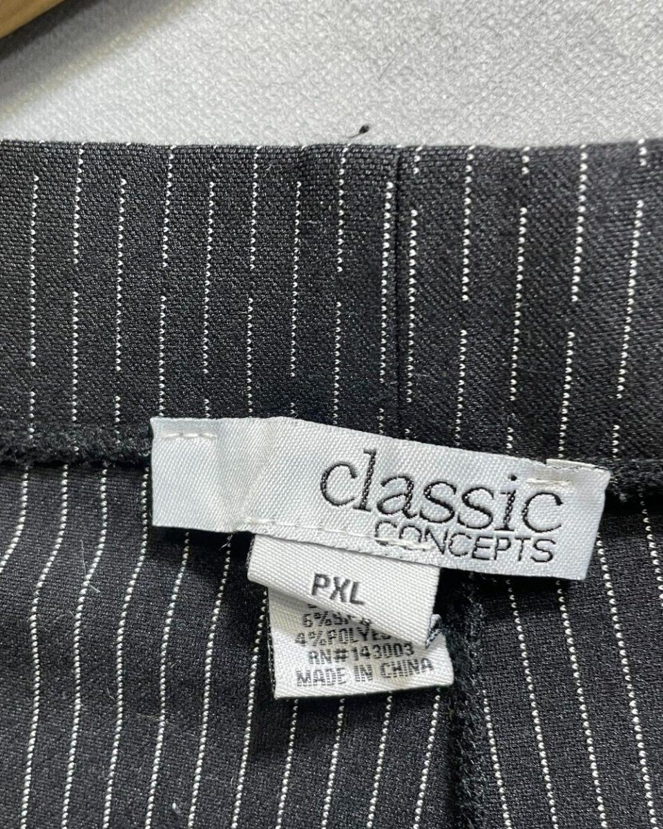 Classic Concepts Black Polyester Cotton Stretch Gym tights For Women X L - Preloved Labels