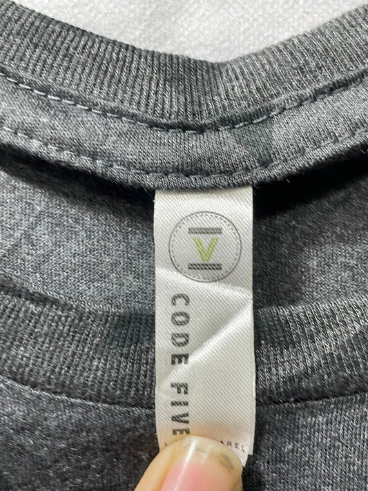 Code Five Gray Cotton T Shirt For Men Medium - Preloved Labels