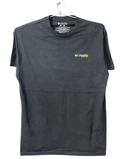 Columbia Black Cotton T Shirt For Men L - Preloved Labels