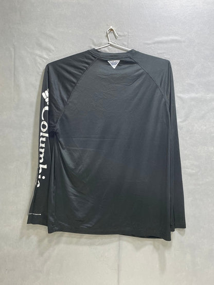 Columbia Black For Men Sports T Shirt M - Preloved Labels