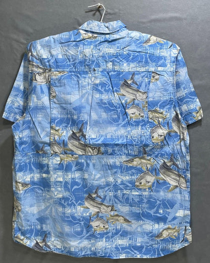 Columbia Blue Cotton Shirt For Men L - Preloved Labels