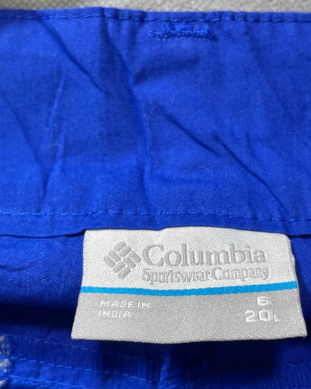 Columbia Blue Cotton Short For Men S - Preloved Labels