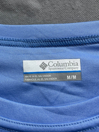 Columbia Blue For Men Sports T Shirt M - Preloved Labels