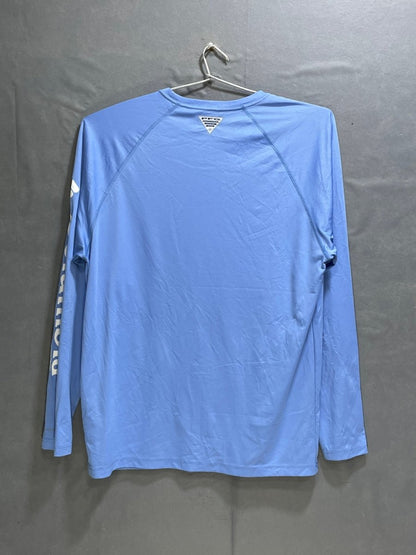 Columbia Blue For Men Sports T Shirt M - Preloved Labels