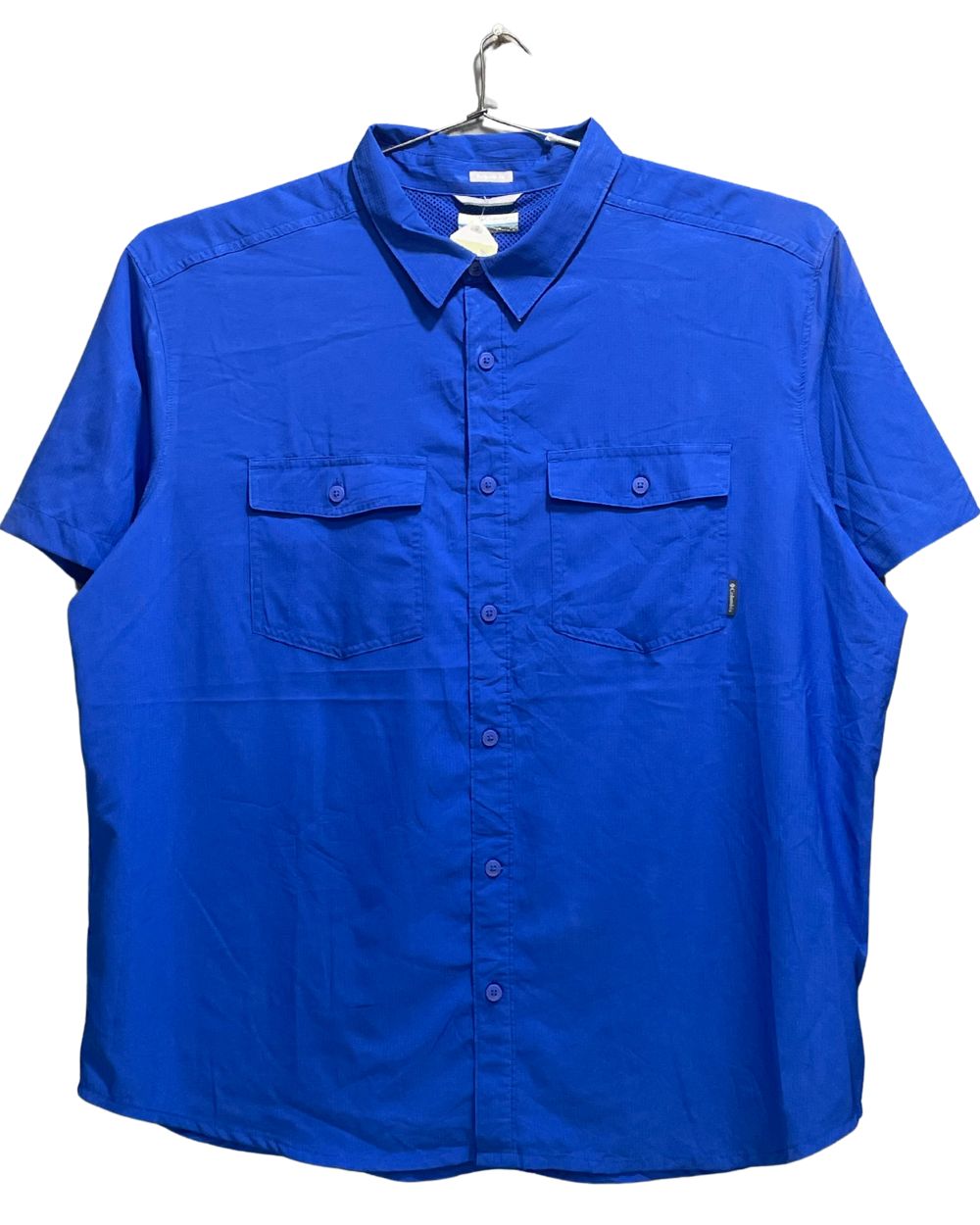 Columbia Blue Shirt Polyester For Men XX Large - Preloved Labels