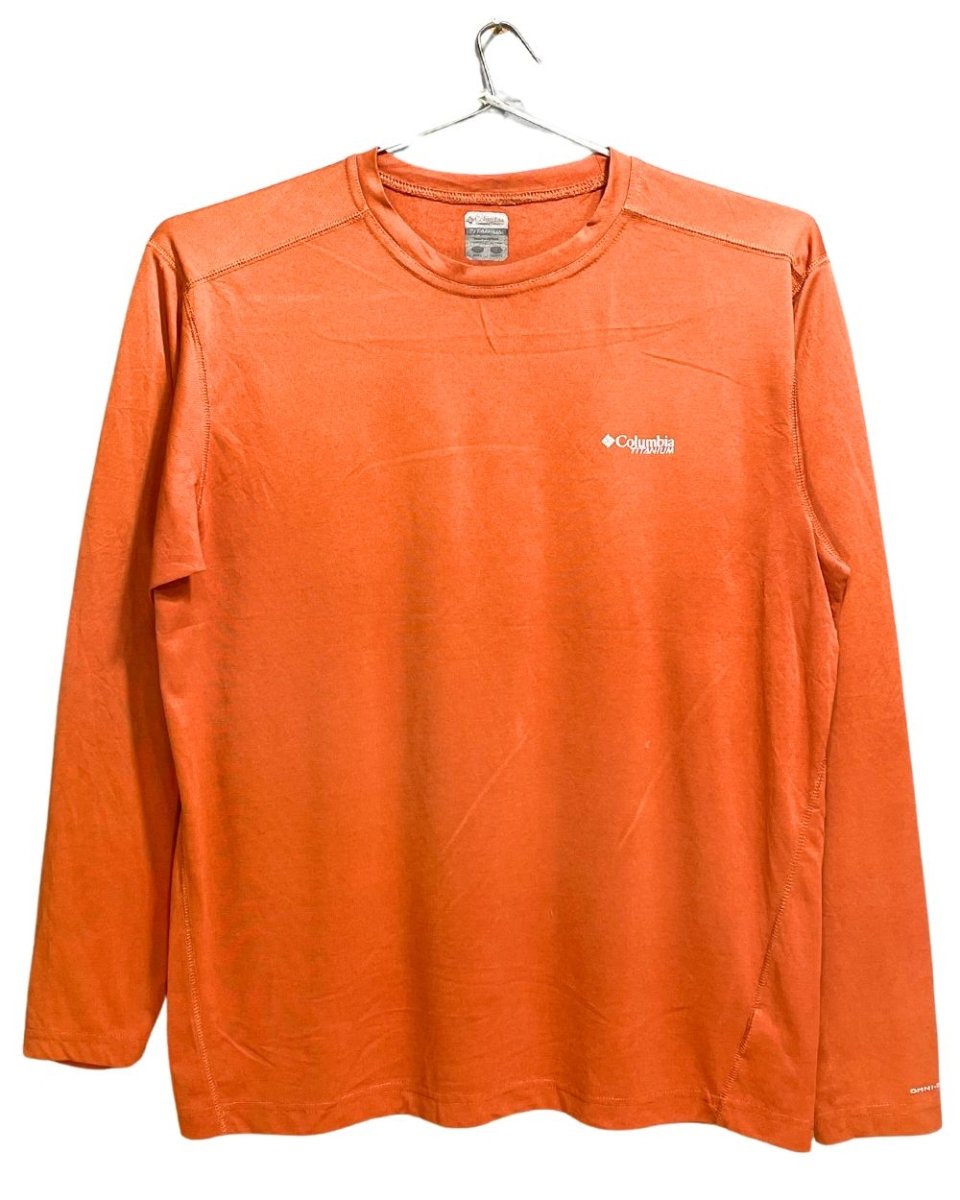 Columbia Brown For Men Sports T Shirt L - Preloved Labels