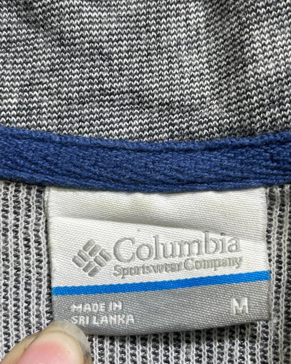 Columbia Gray Cotton Jersey Polo T Shirt For Men M - Preloved Labels