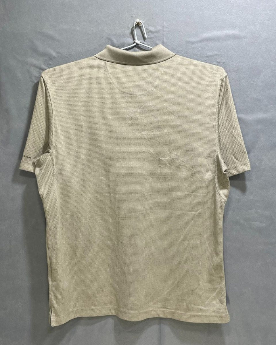 Columbia Khaki Polyester Sport Polo T Shirt For Men Large - Preloved Labels