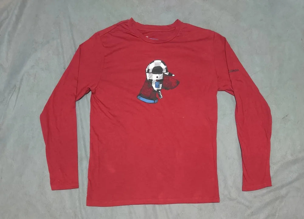 Columbia Men Cotton Red T Shirt M – Preloved Labels (view 2)