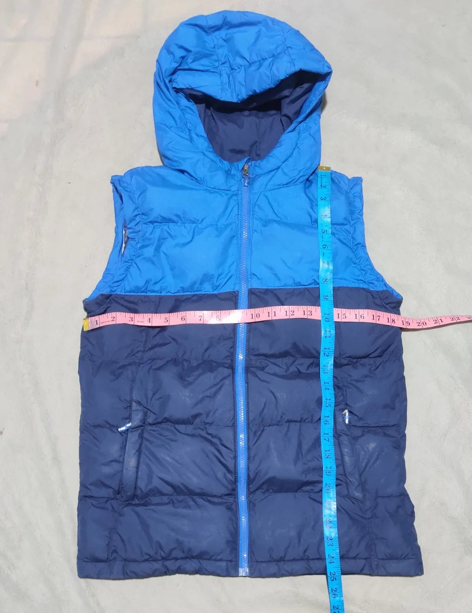 Columbia Men Polyester Blue Navy Puffer Vest Jacket L – Preloved Labels (view 5)