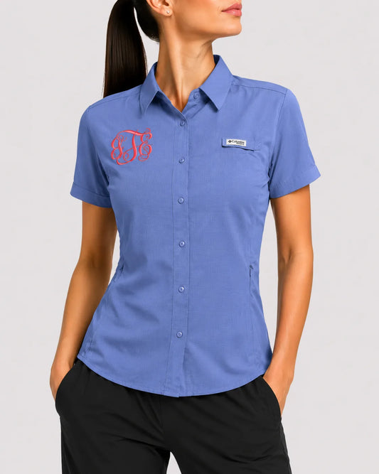 Columbia Women Sport Blue T Shirt L – Preloved Labels