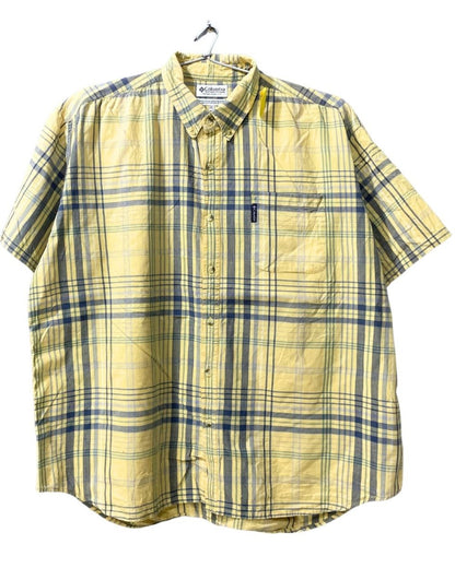 Columbia Yellow Cotton Shirt For Men XXL - Preloved Labels