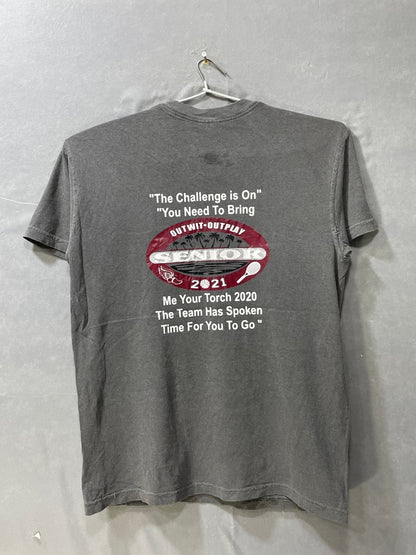 Comfort Colors Gray Cotton T Shirt For Men M - Preloved Labels