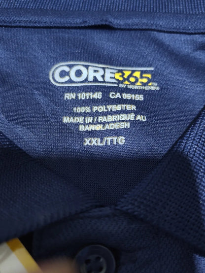 Core 365 Men Sport Blue Polo T Shirt 2XL – Preloved Labels (view 3)