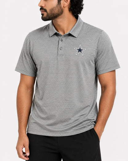 Cow Boys  Men Sport Gray Polo T Shirt L – Preloved Labels