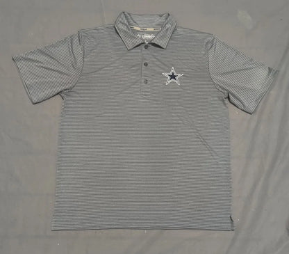 Cow Boys  Men Sport Gray Polo T Shirt L – Preloved Labels (view 2)